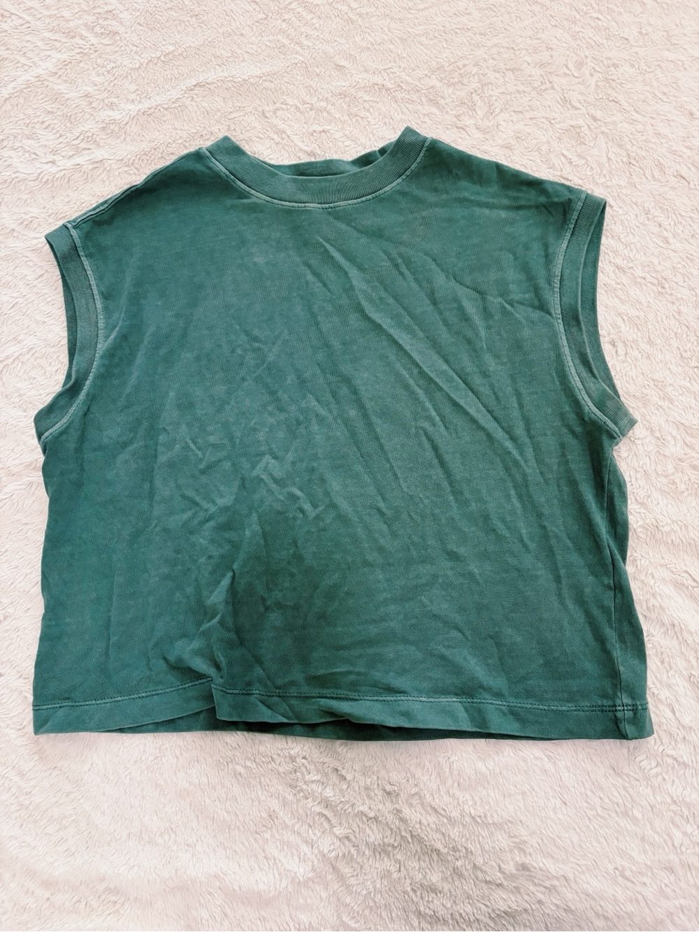 Richer Poorer Women's Boxy Sleeveless Tank - Dark Green